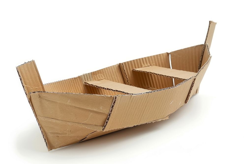 Boat cardboard package carton.
