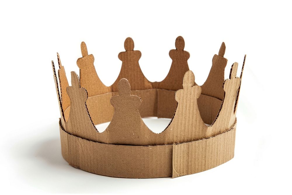 Crown cardboard crown accessories.