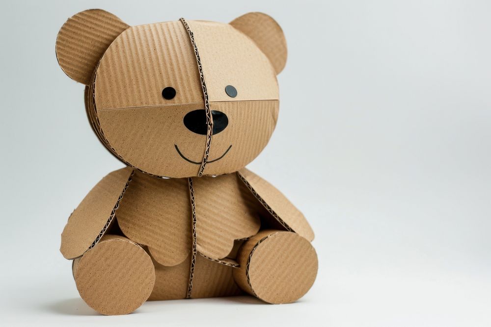 Bear cardboard carton box.