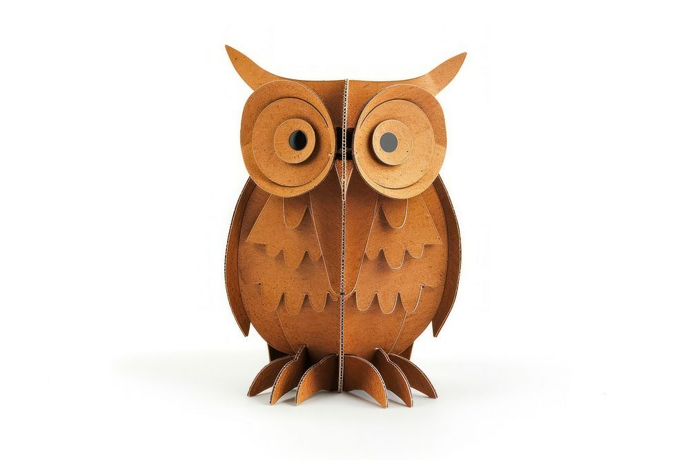 Owl cardboard owl accessories.