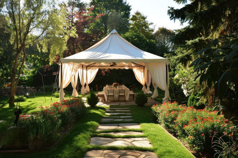 Wedding Tent garden tent vegetation.