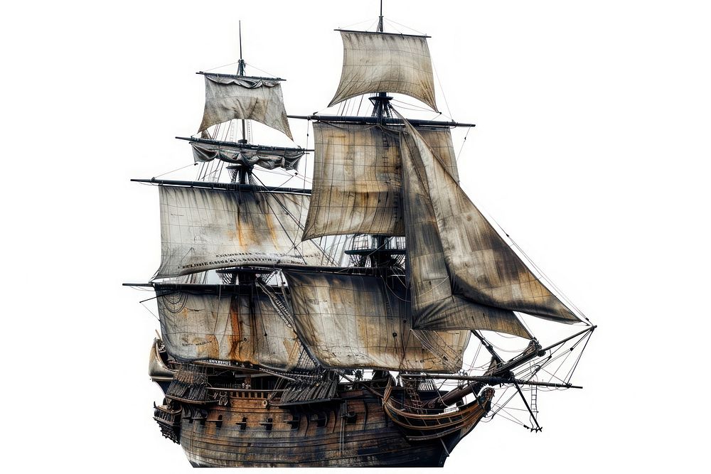 Ship transportation illustrated sailboat.
