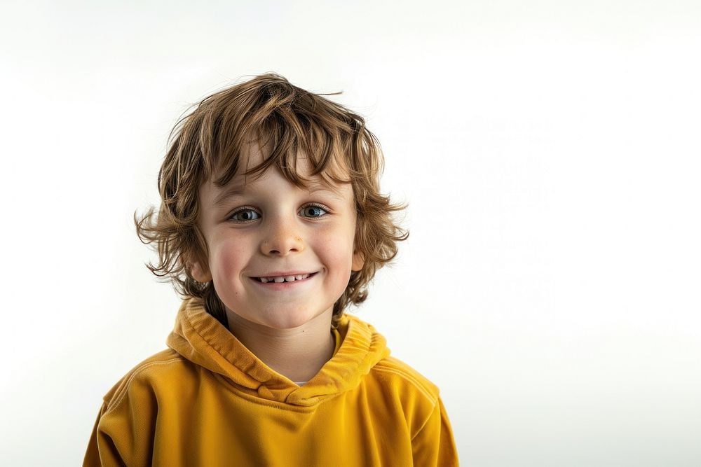 Happy kid portrait photography person.