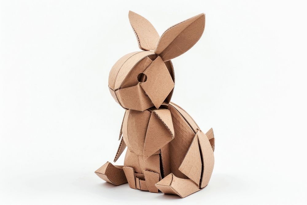 Rabbit cardboard paper accessories.