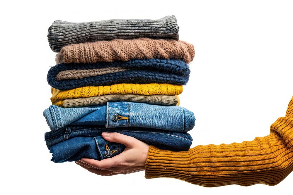 Clothing jeans sweaters knitwear apparel blanket.