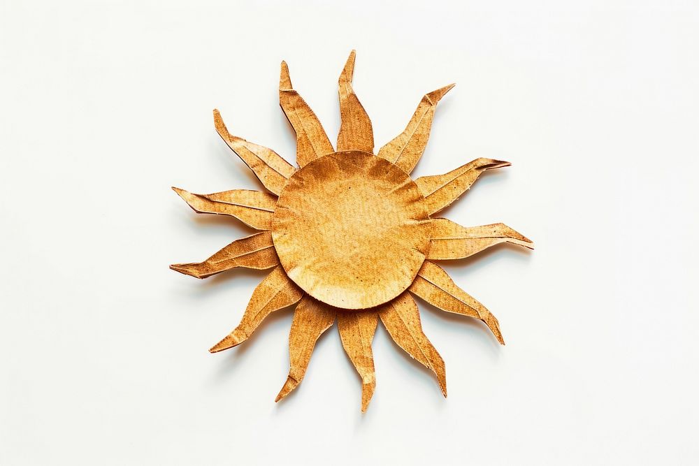 Sun handicraft pancake symbol.