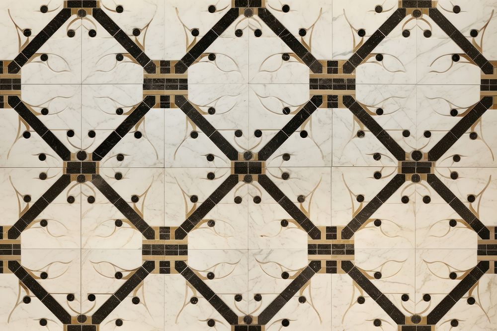 Antique art tile pattern indoors interior design home decor.
