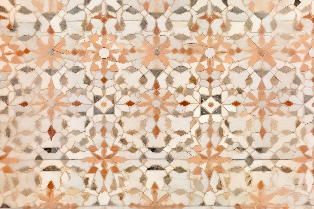 Indian art tile pattern rug home decor.