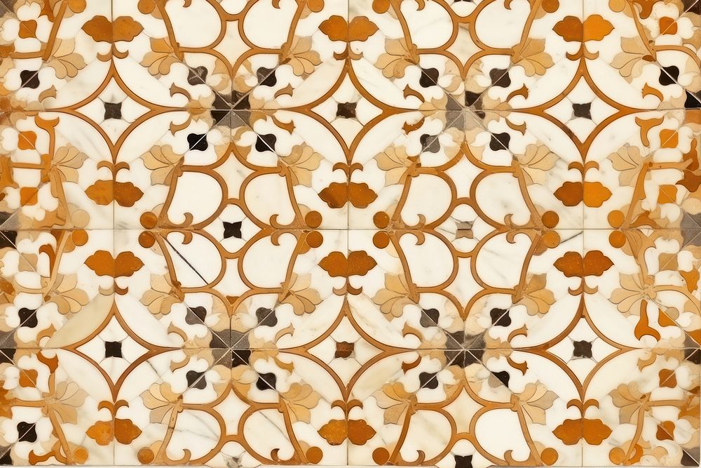 Indian art tile pattern.