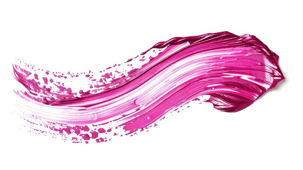 Pink line brush strokes graphics painting purple.