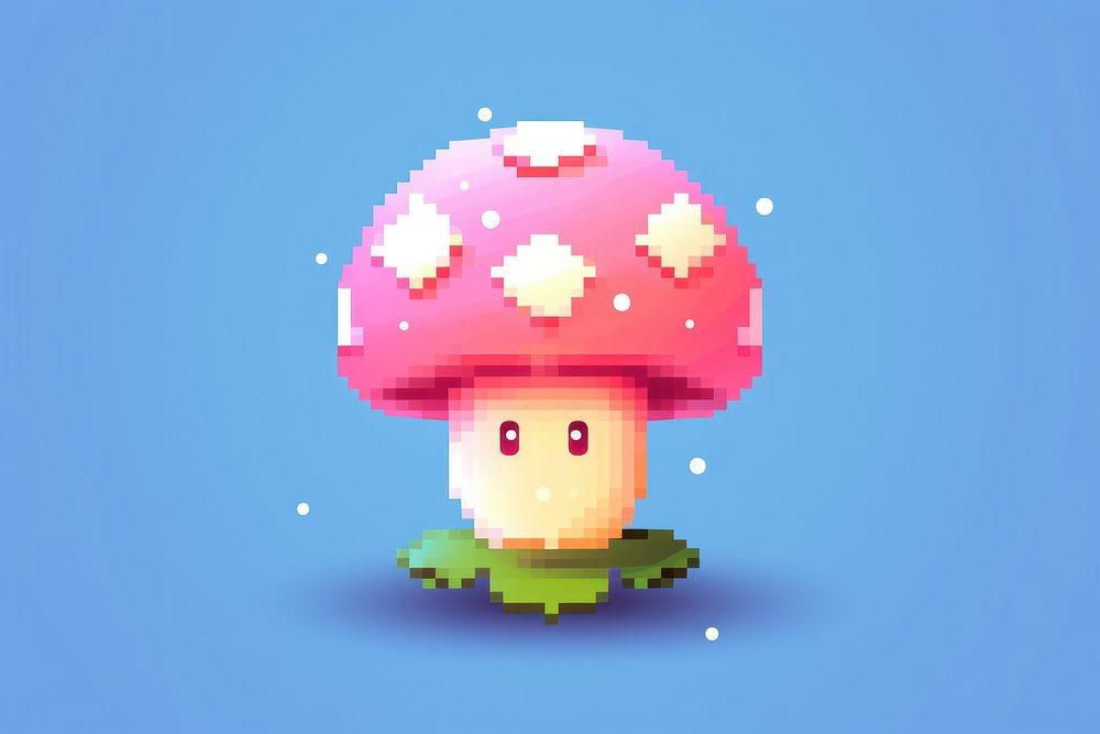 Toadstool pixel astronomy outdoors mushroom.