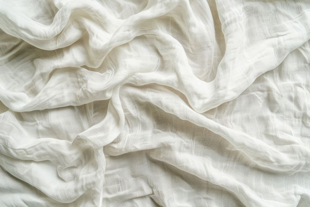 White jean blanket person linen.
