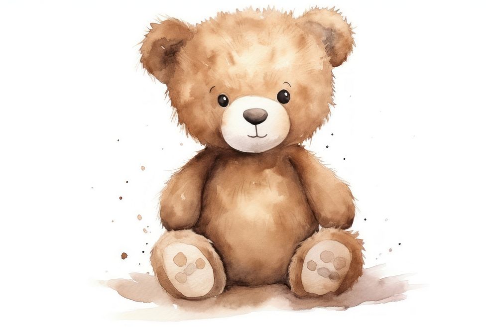 Teddy bear fluffy toy.