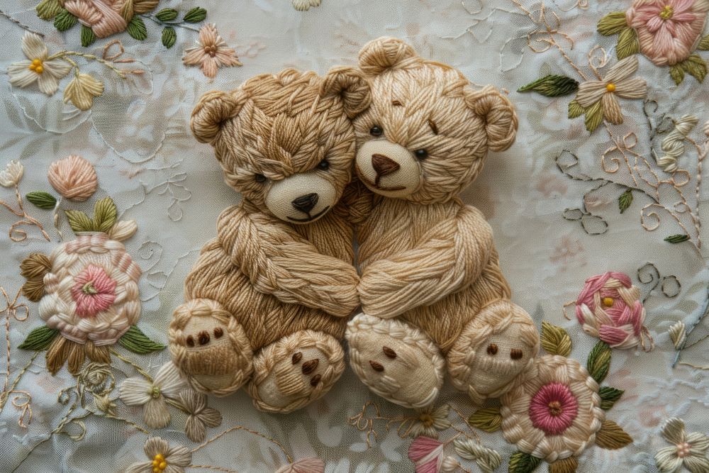 Teddy bears pattern person human.