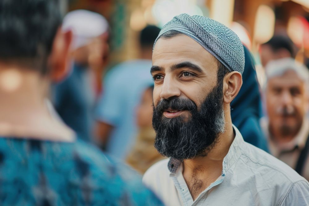 Middle eastern man person beard human.