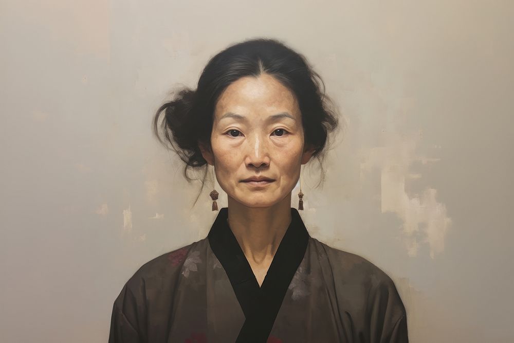 Asian woman photography portrait female.