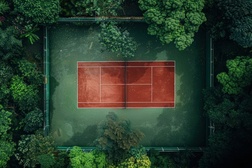 Tennis court sports.