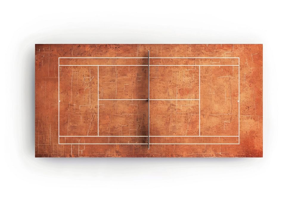Tennis court blackboard.