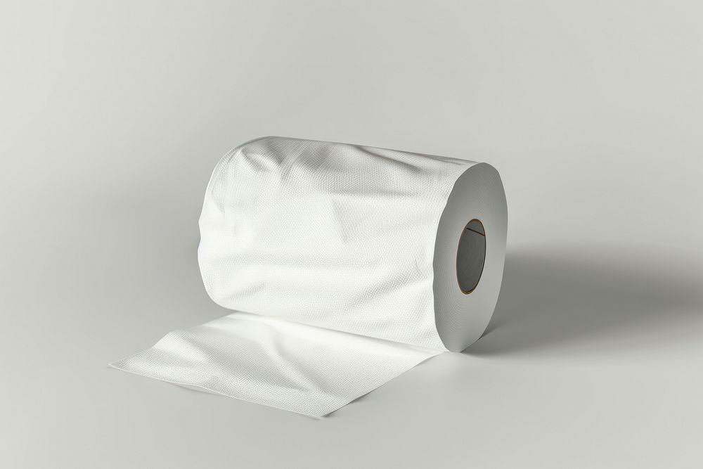 Toilet paper pack mockup tissue person towel.