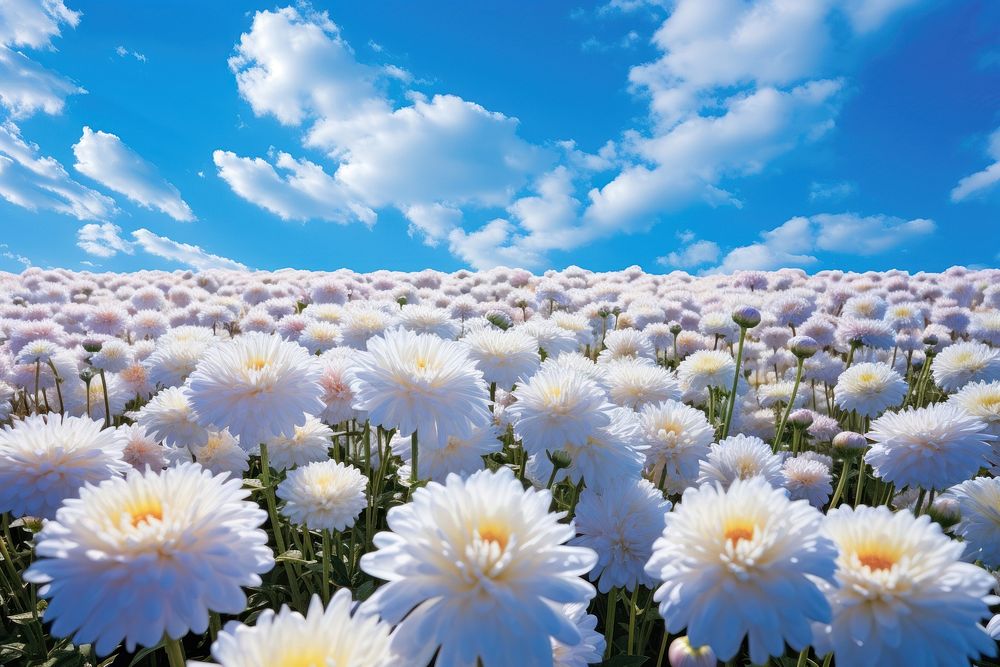 Petal sky asteraceae landscape.