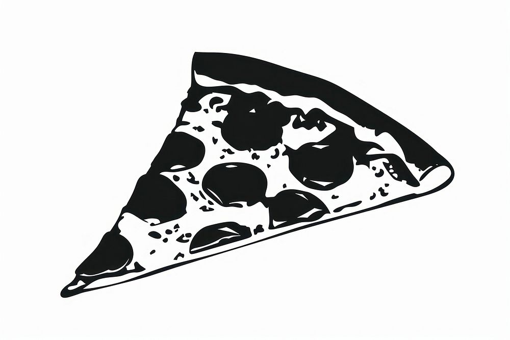 A slice of pizza silhouette accessories accessory headband.