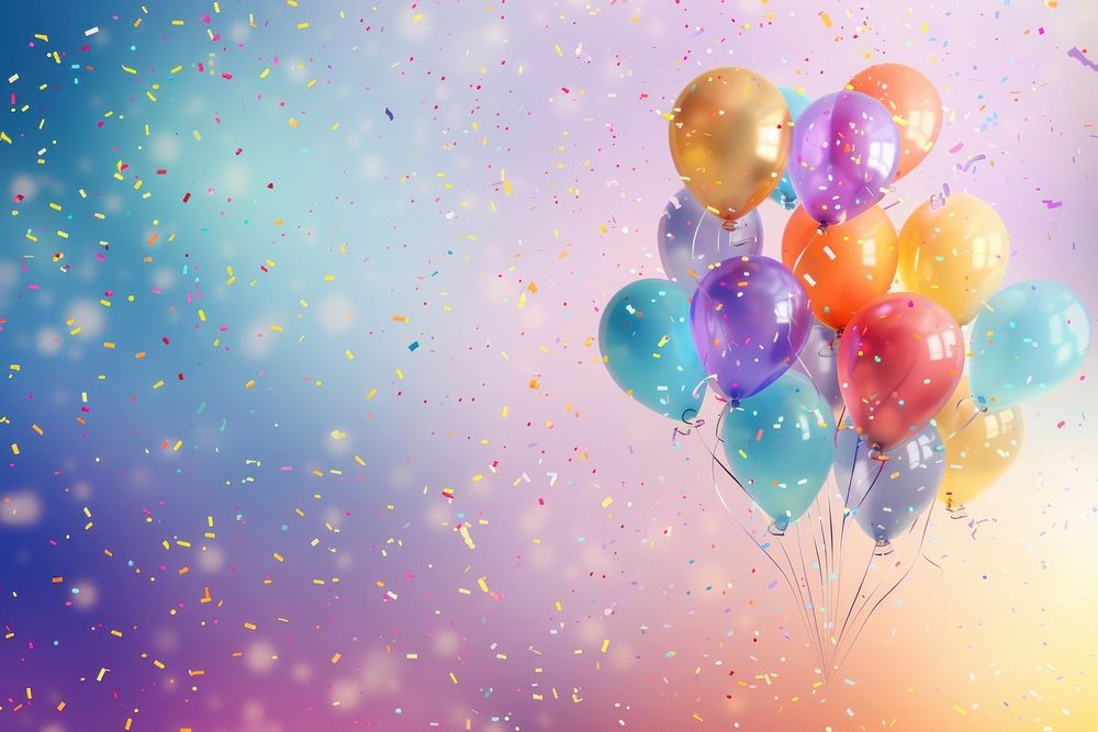 Photo of balloons paper.
