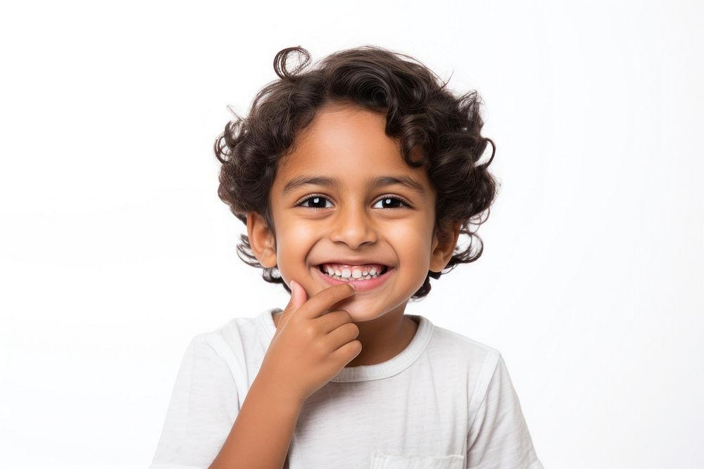 Indian boy smile photo face.