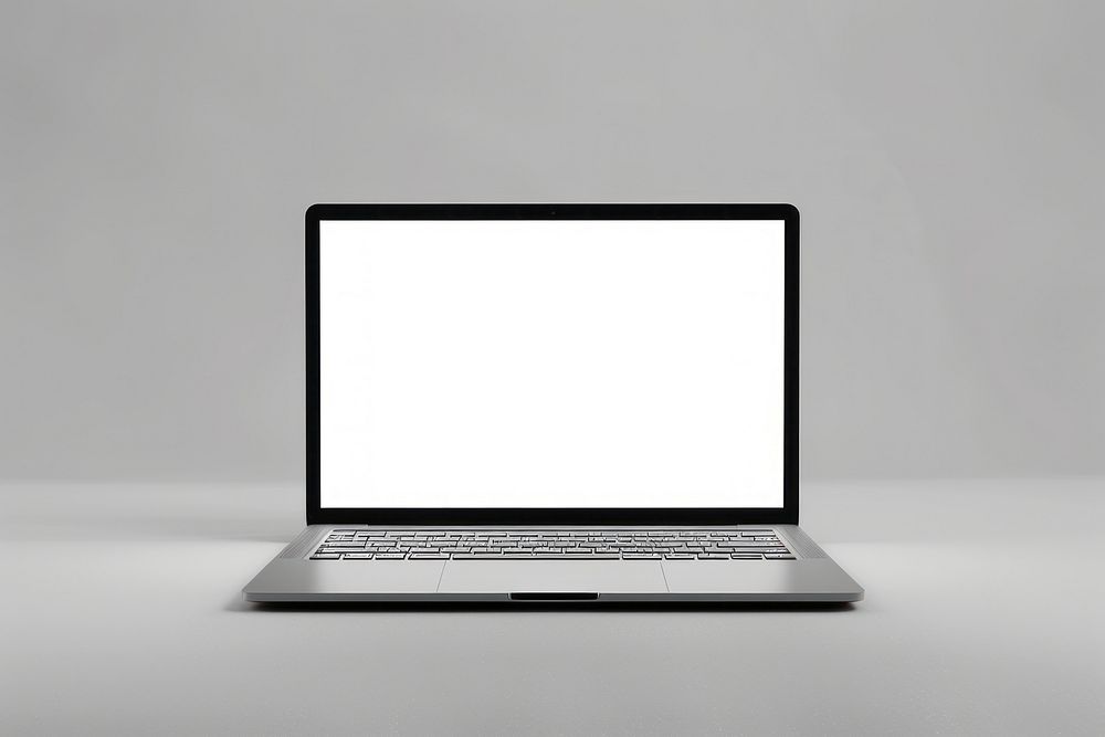 Photo of laptop screen electronics computer.