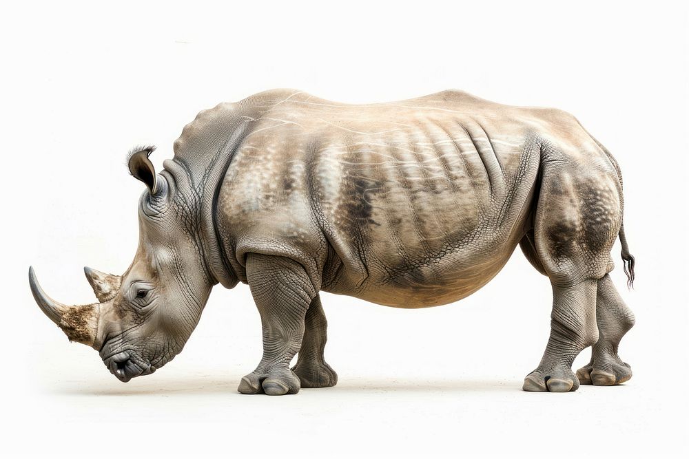 Photo of rhinoceros wildlife elephant animal.