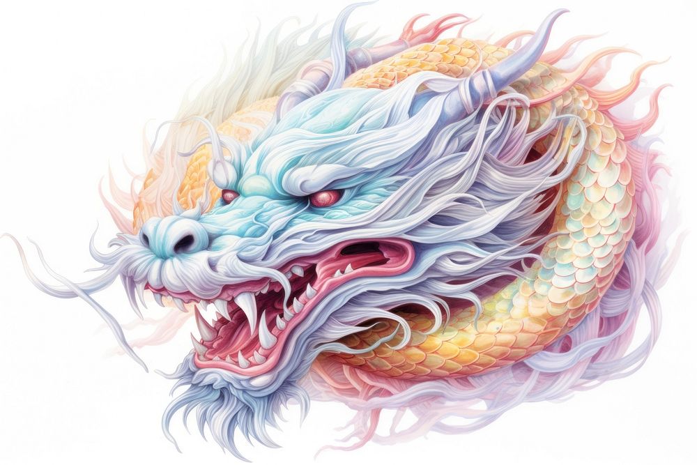 Chinese dragon art.