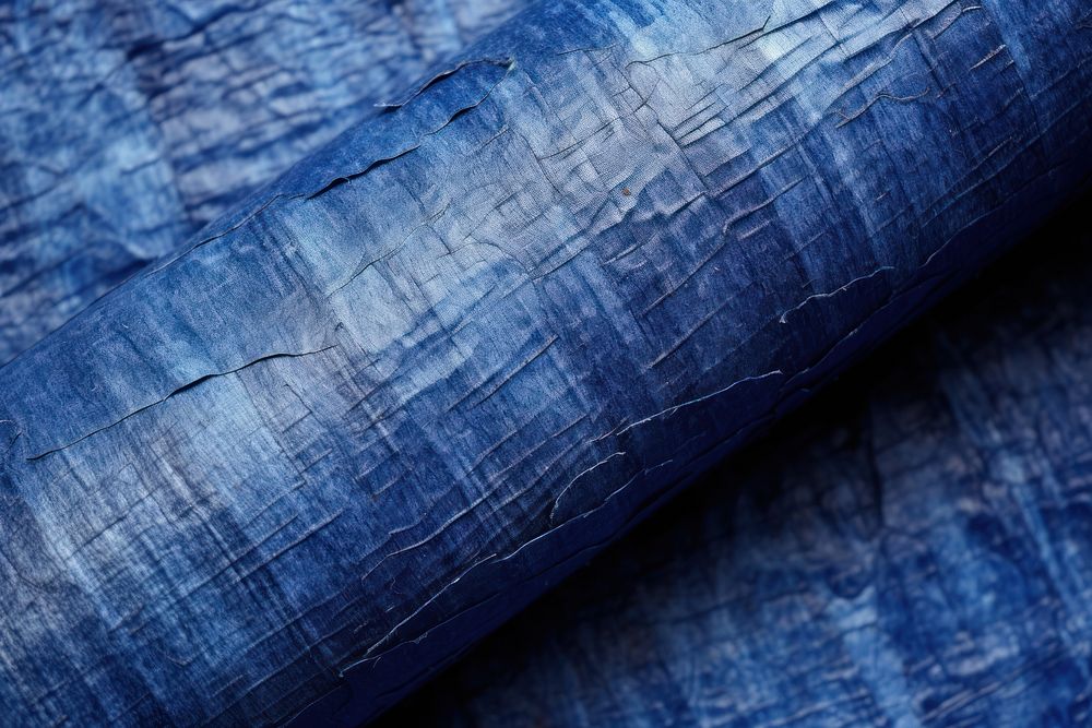 Coconut husk mulberry paper blue clothing apparel.