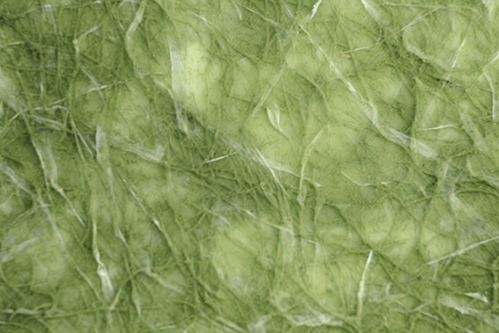 Plant fibre mulberry paper texture green velvet.