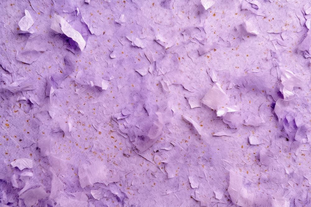 Plant fibre mulberry paper purple blossom flower.