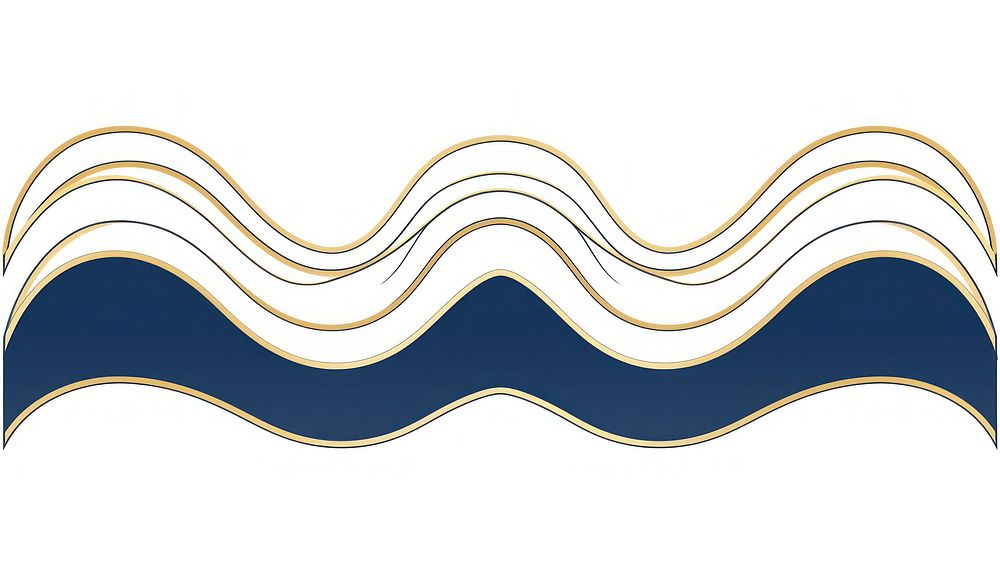Wave divider ornament backgrounds line logo.