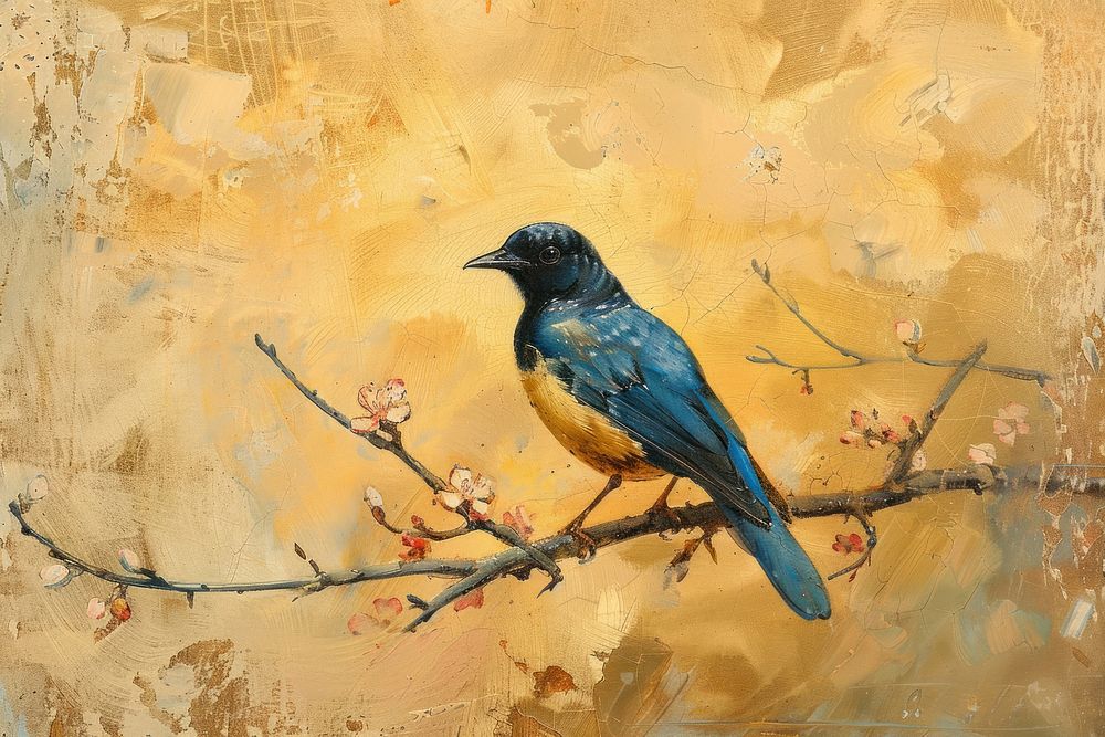 Bird painting art animal.