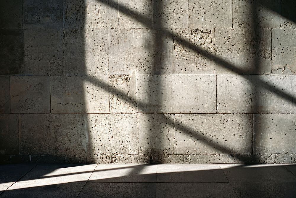 Shadow architecture wall construction.