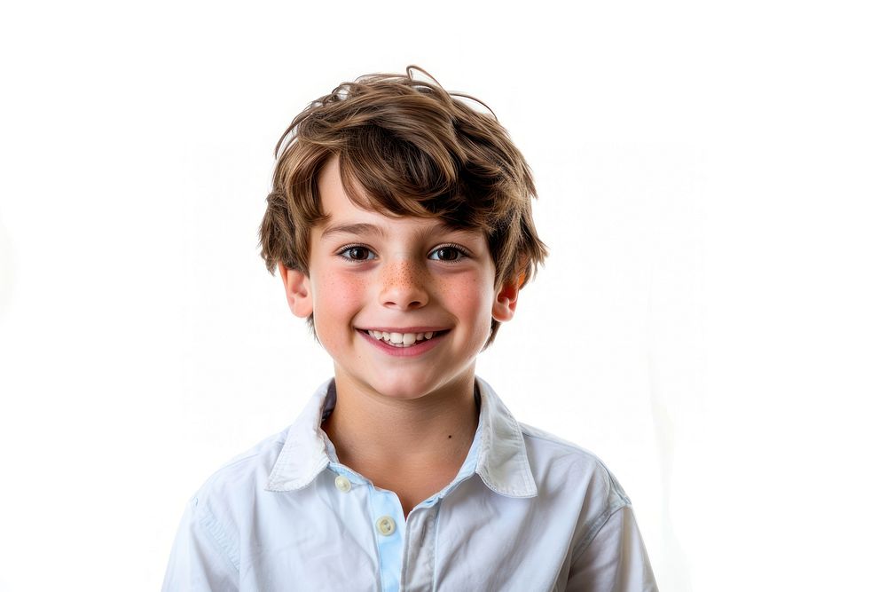 Boy smiling portrait child smile.