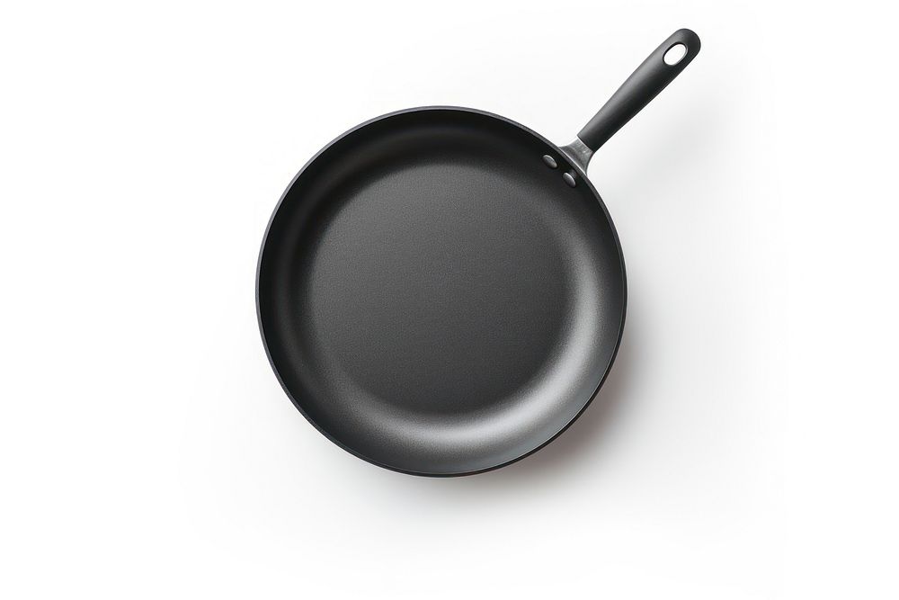 Frying pan wok white background simplicity.