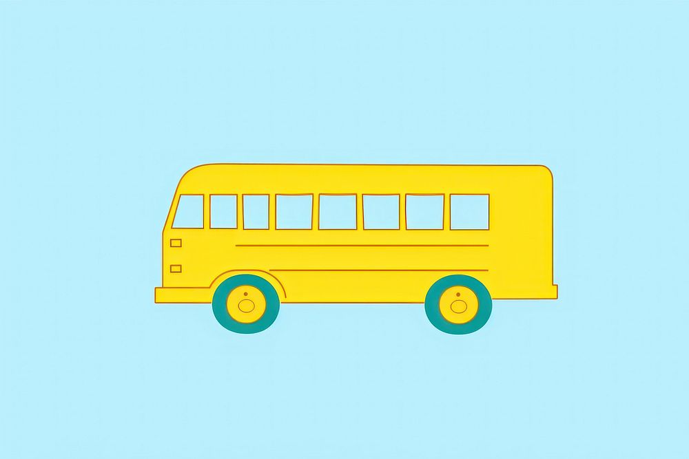 School bus vehicle wheel car.