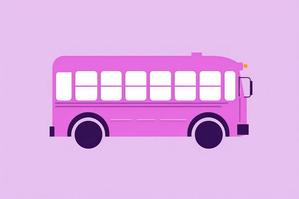 School bus vehicle transportation minibus.