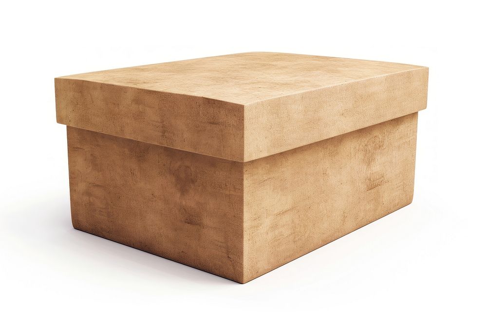 Brown paper box cardboard furniture wood.