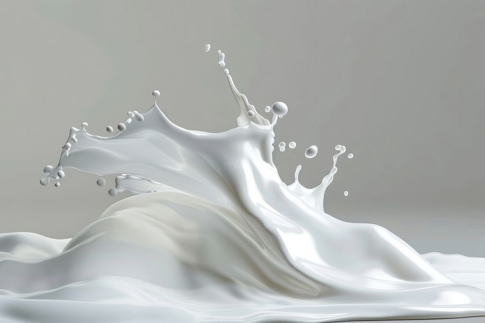 Milk wave simplicity splashing crumpled.