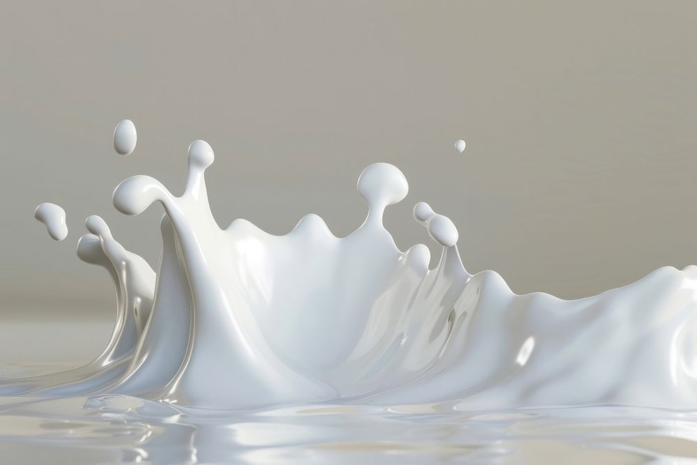 Rippled milk simplicity splashing abstract.