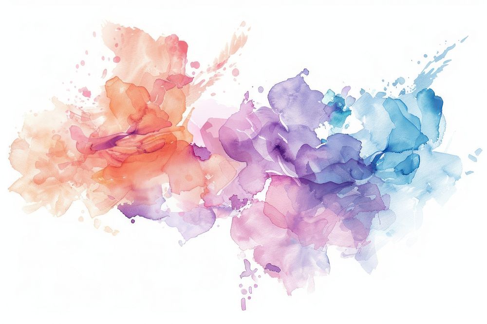Watercolor Vector backgrounds painting purple.