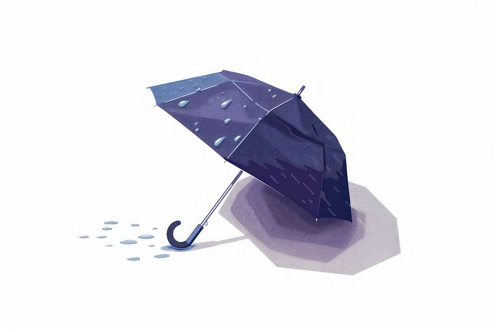 Umbrella with rain sheltering monsoon parasol.