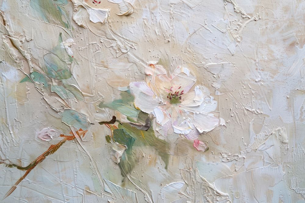 Close up on pale jusmine painting backgrounds flower.
