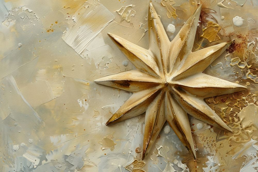 Close up on pale star backgrounds wood creativity.
