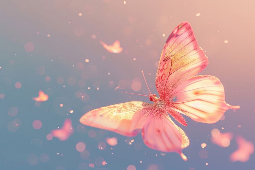 Cute butterfly background outdoors animal insect.