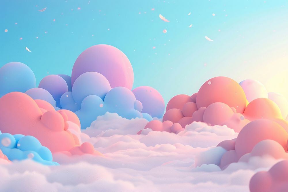 Cute sky fantasy background backgrounds outdoors balloon.