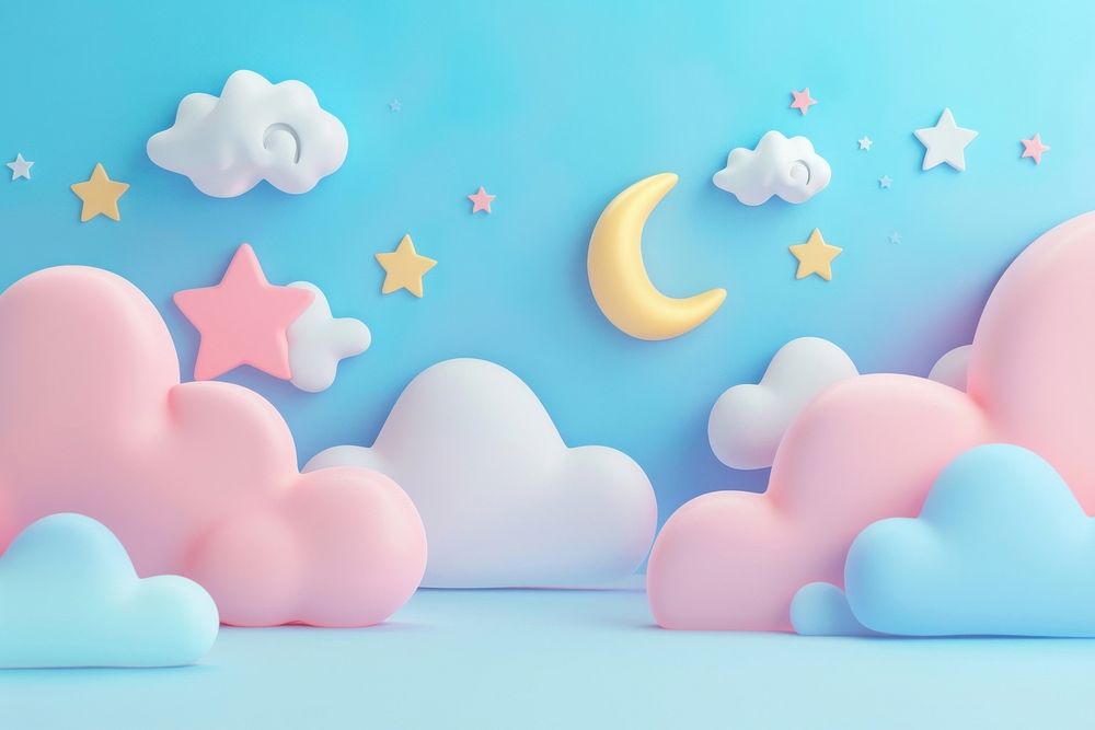 Cute sky fantasy background backgrounds tranquility atmosphere.